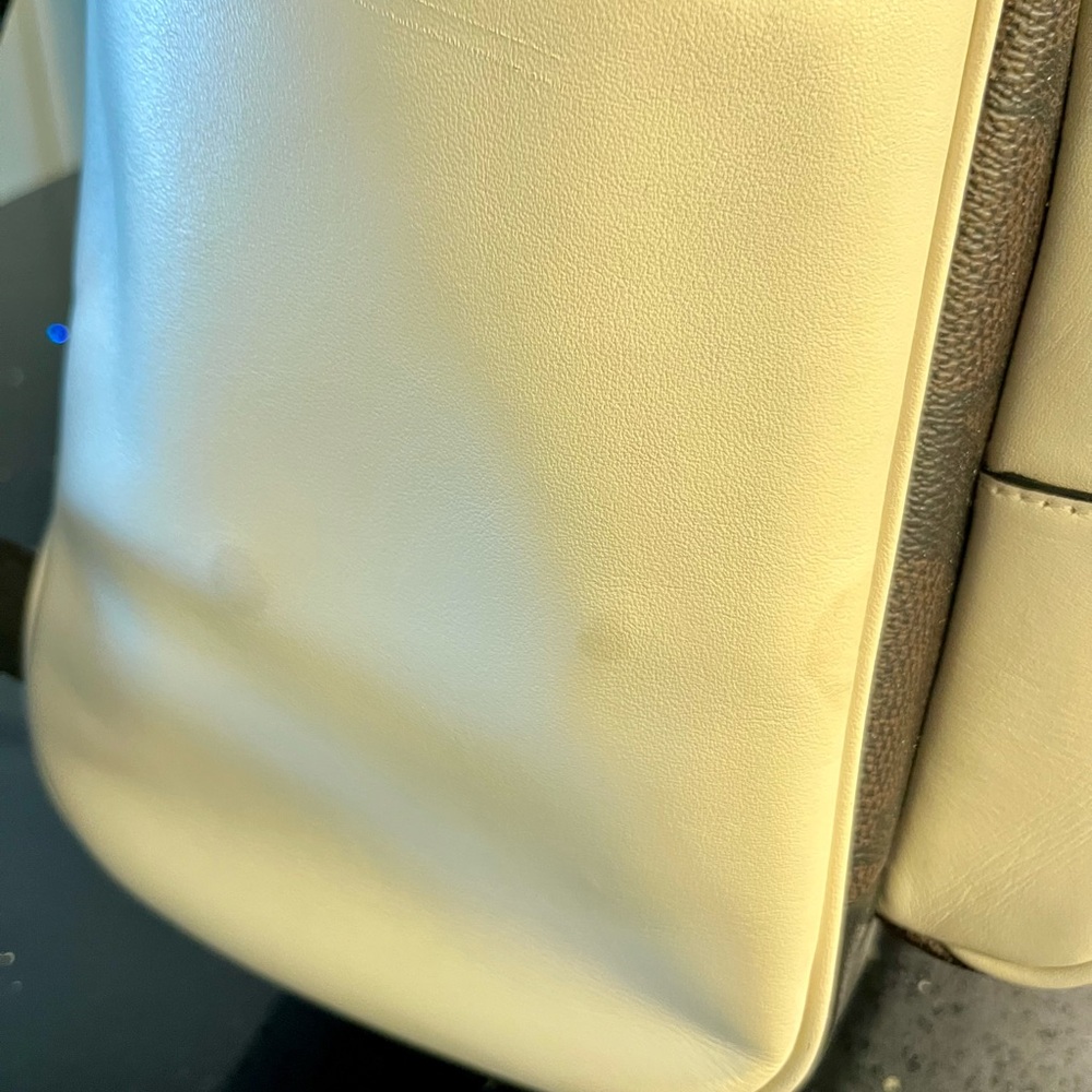 Coach Racer Backpack Blocked Signature Canvas - Picture 14 of 14